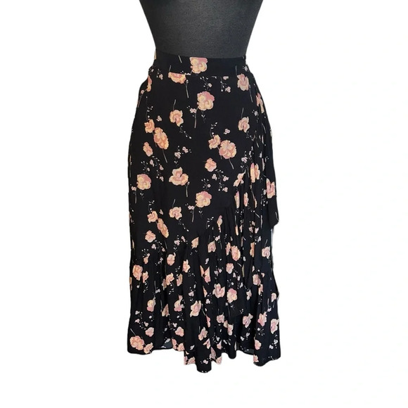 Abound Midi Floral Skirt - Picture 1 of 6